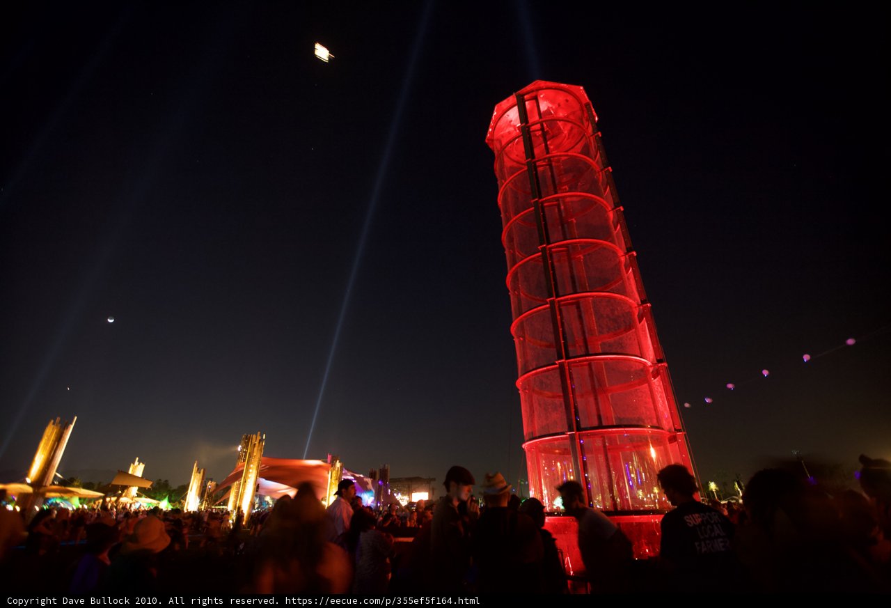 Red Tower Illumination