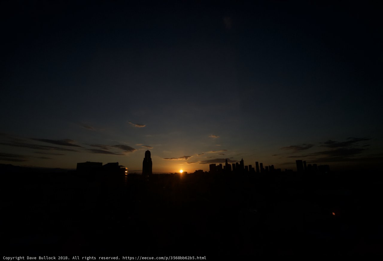 City Silhouette at Sunset