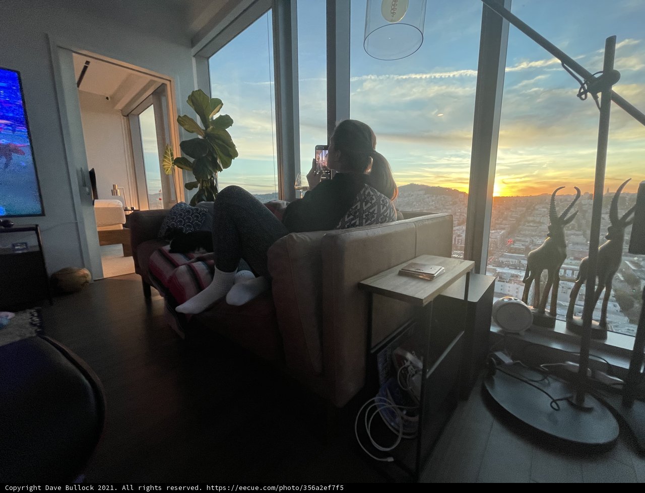 Sunset TV Watching