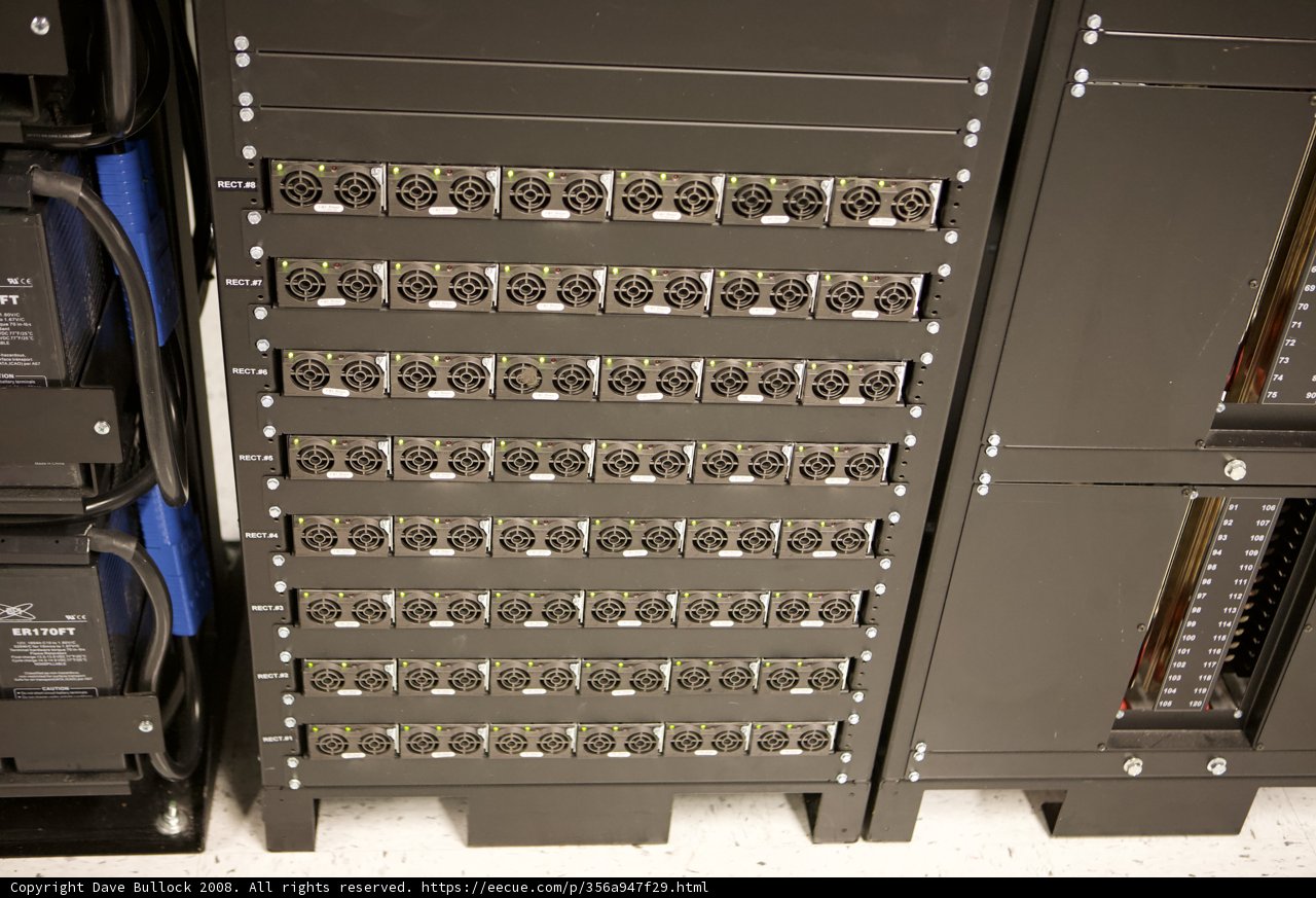 Massive Server Rack at One Wilshire Data Center