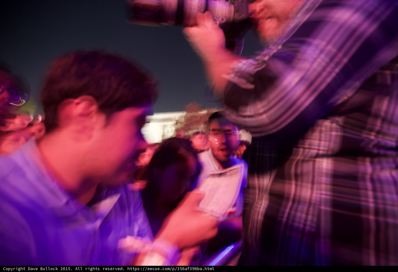 Motion Blur in Purple Light