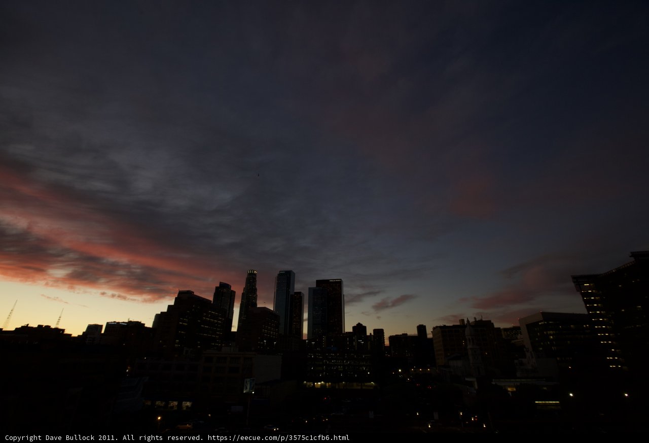 Sunset over the Cityscape