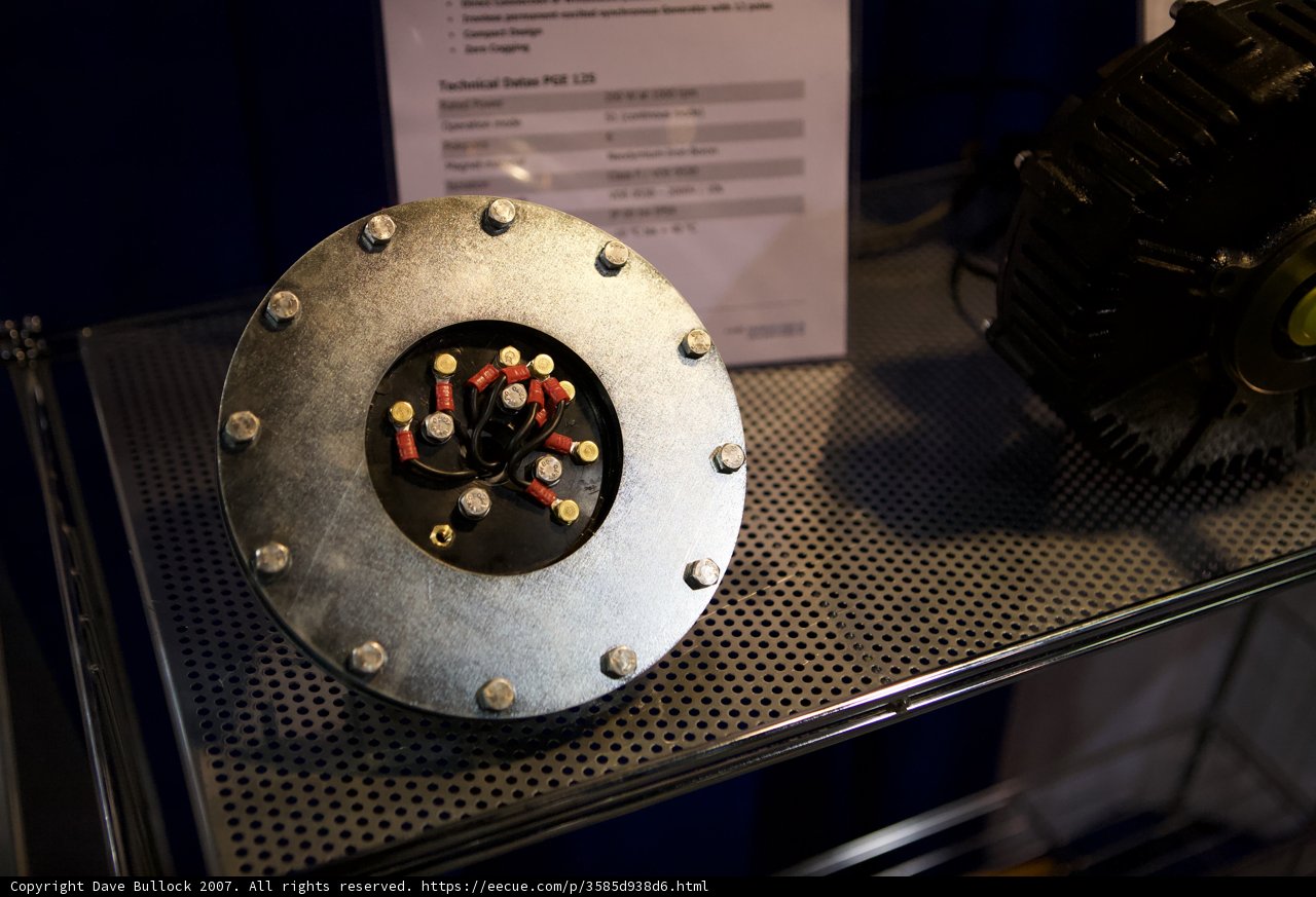 Up Close with a Motor at the Auto Show