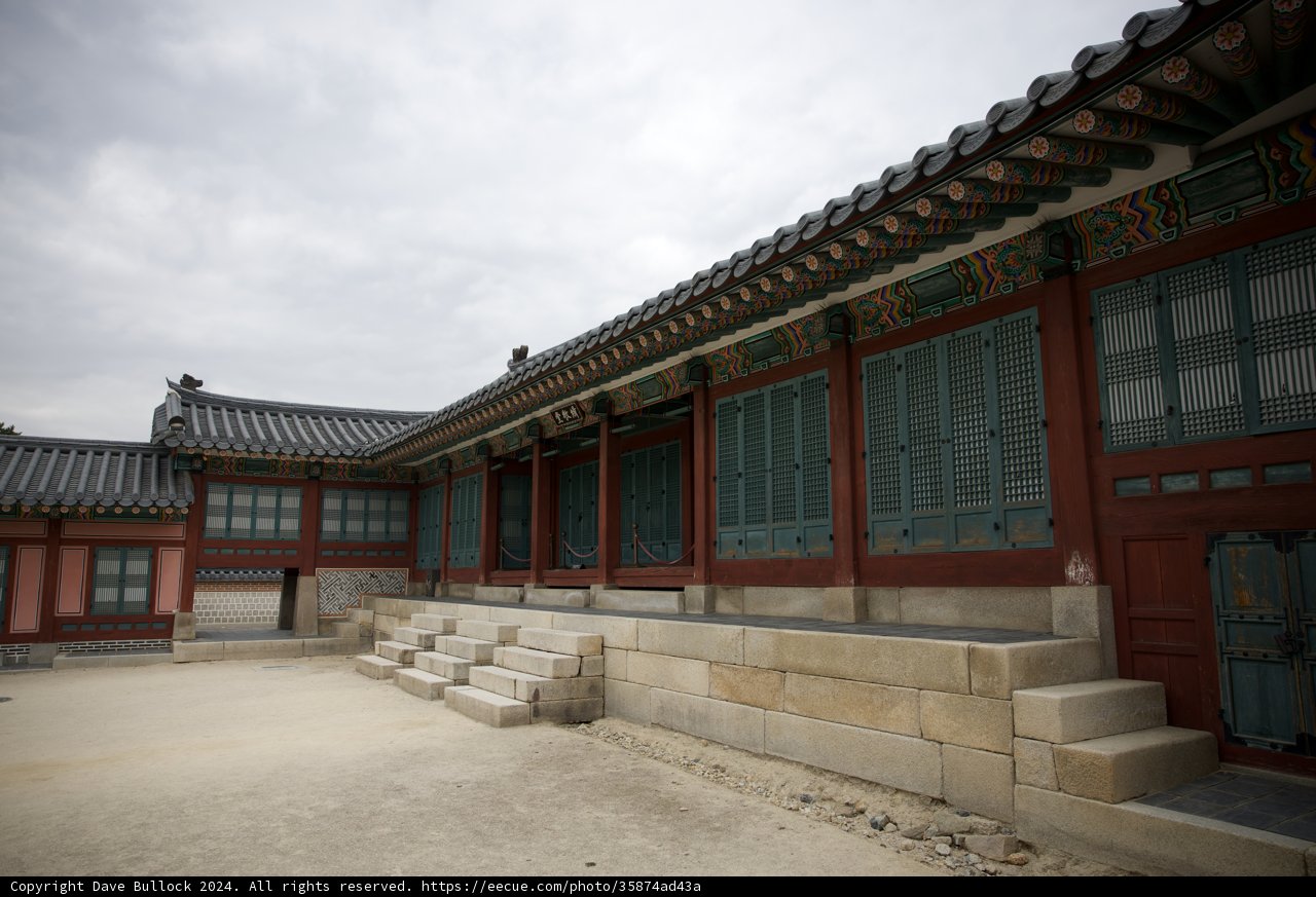 Majestic Architecture Under the Korean Sky