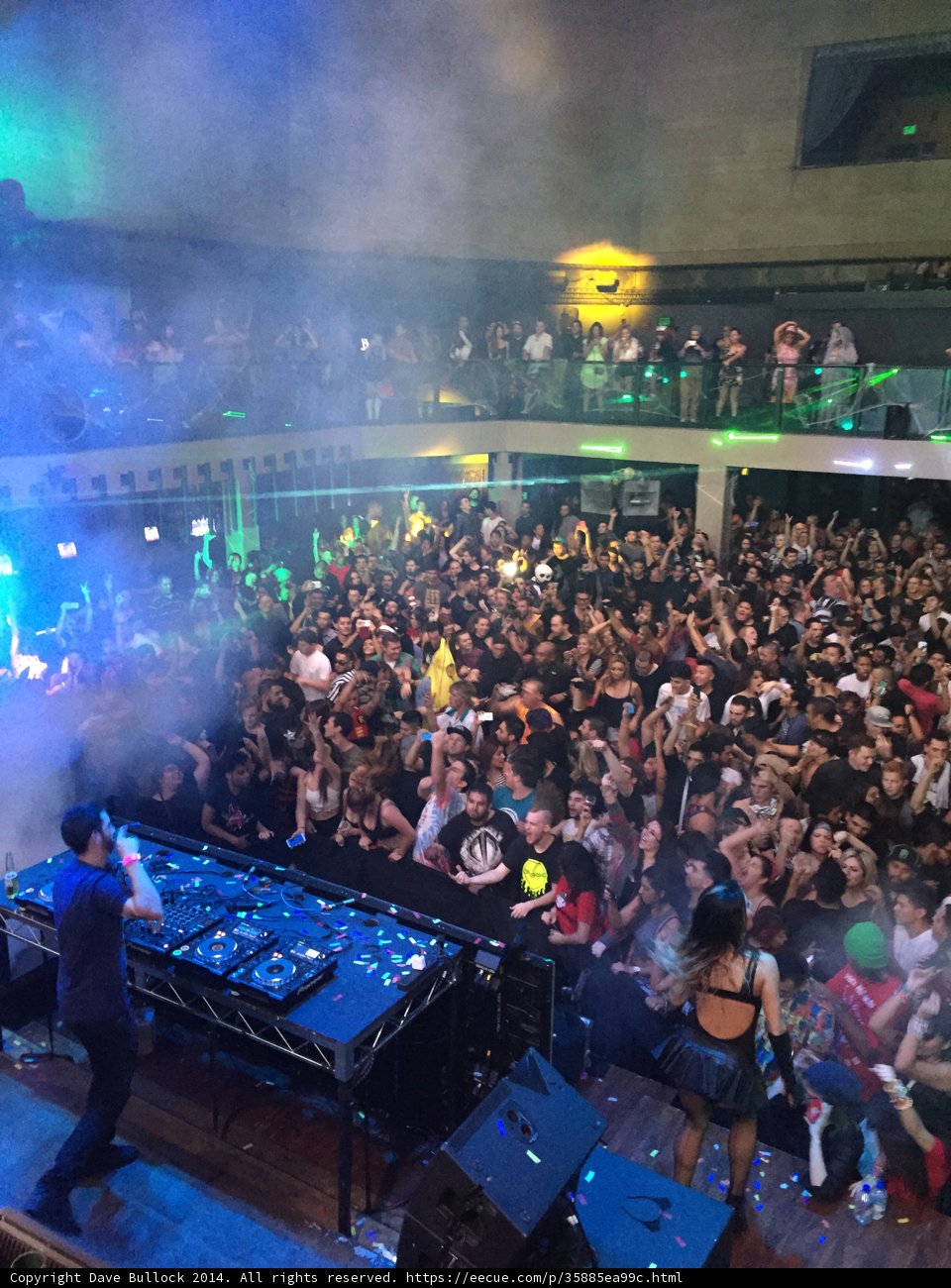 Urban Nightlife at a Los Angeles Night Club