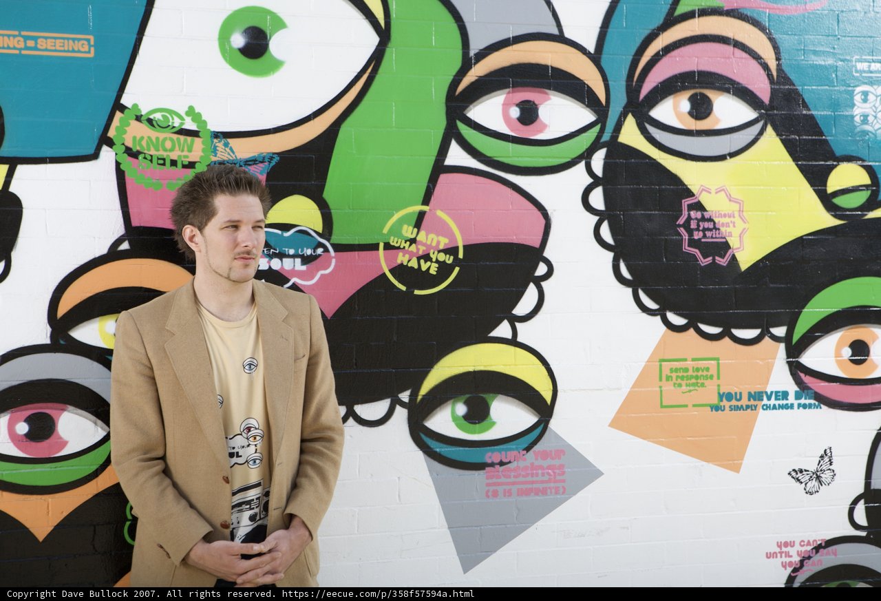 A Portrait with Graffiti