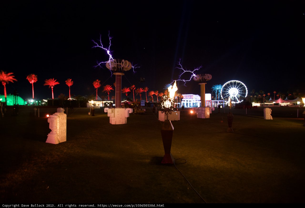 Fireworks in the Night Sky