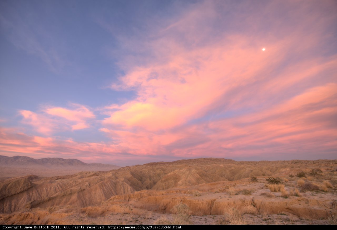 Desert Moonrise