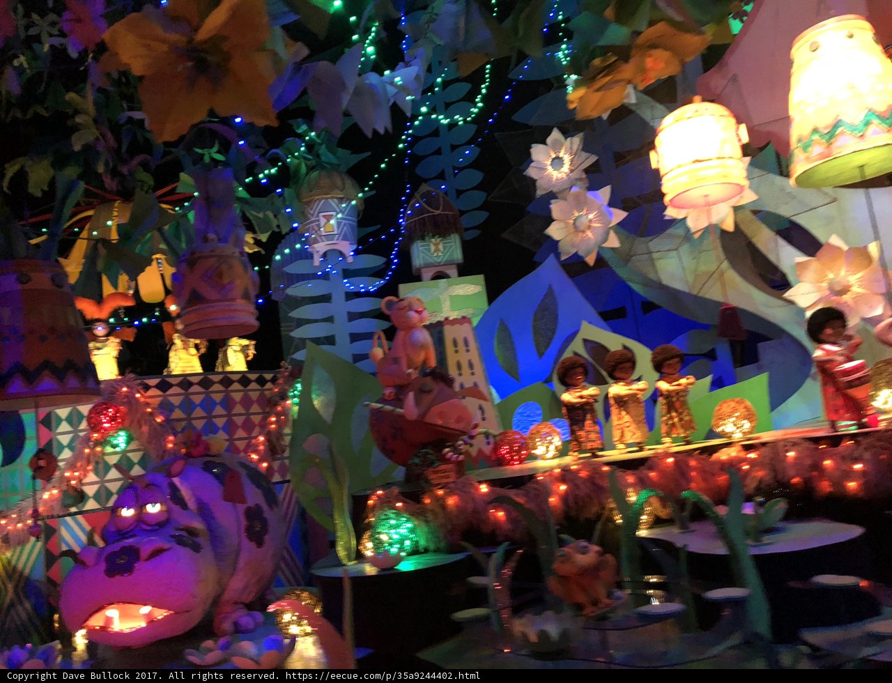Festive Lights at Disneyland