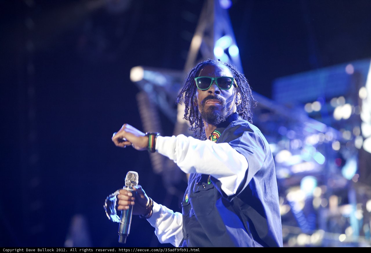 Snoop Dogg Rocks the Stage at Coachella 2012