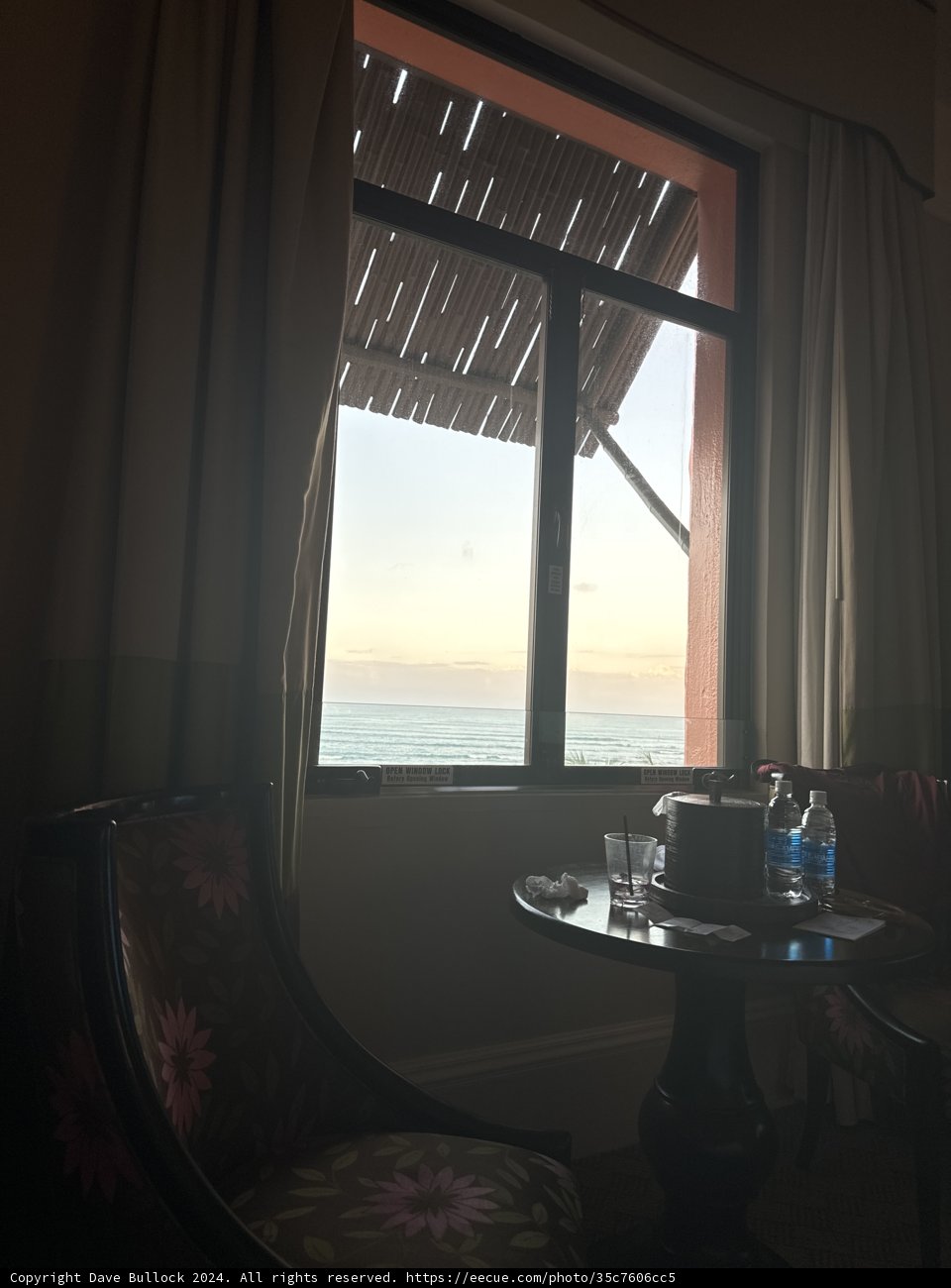 Ocean View Through a Cozy Window