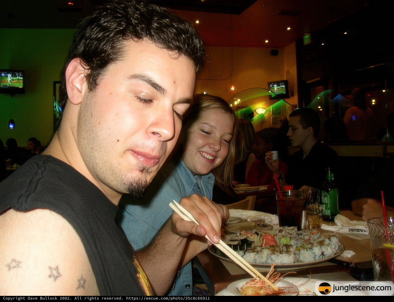 Savoring Sushi at a Downtown Eatery