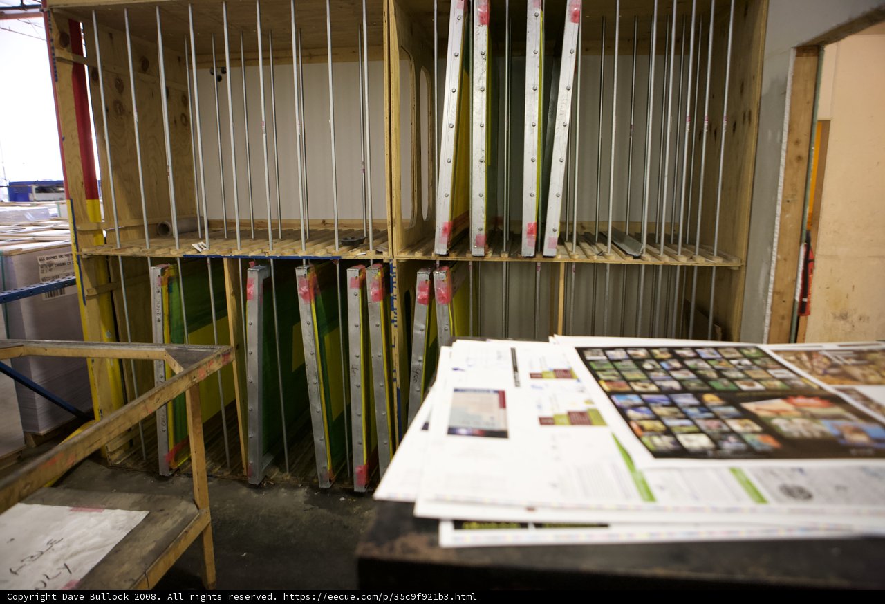 Piles of Paperwork in Plywood Room