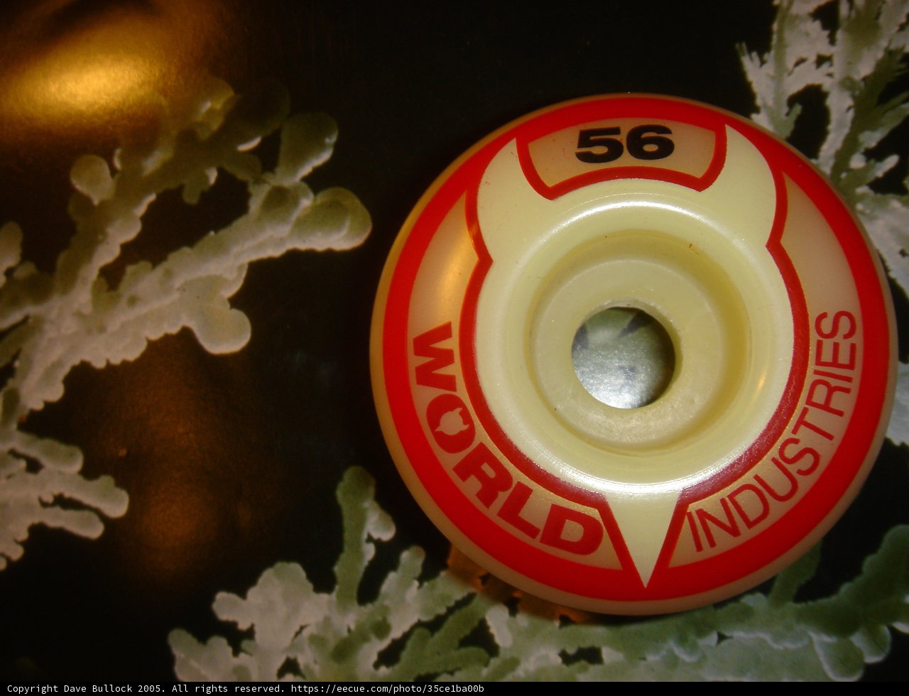 World Industries Skateboard Wheel with Drink Can Spokes