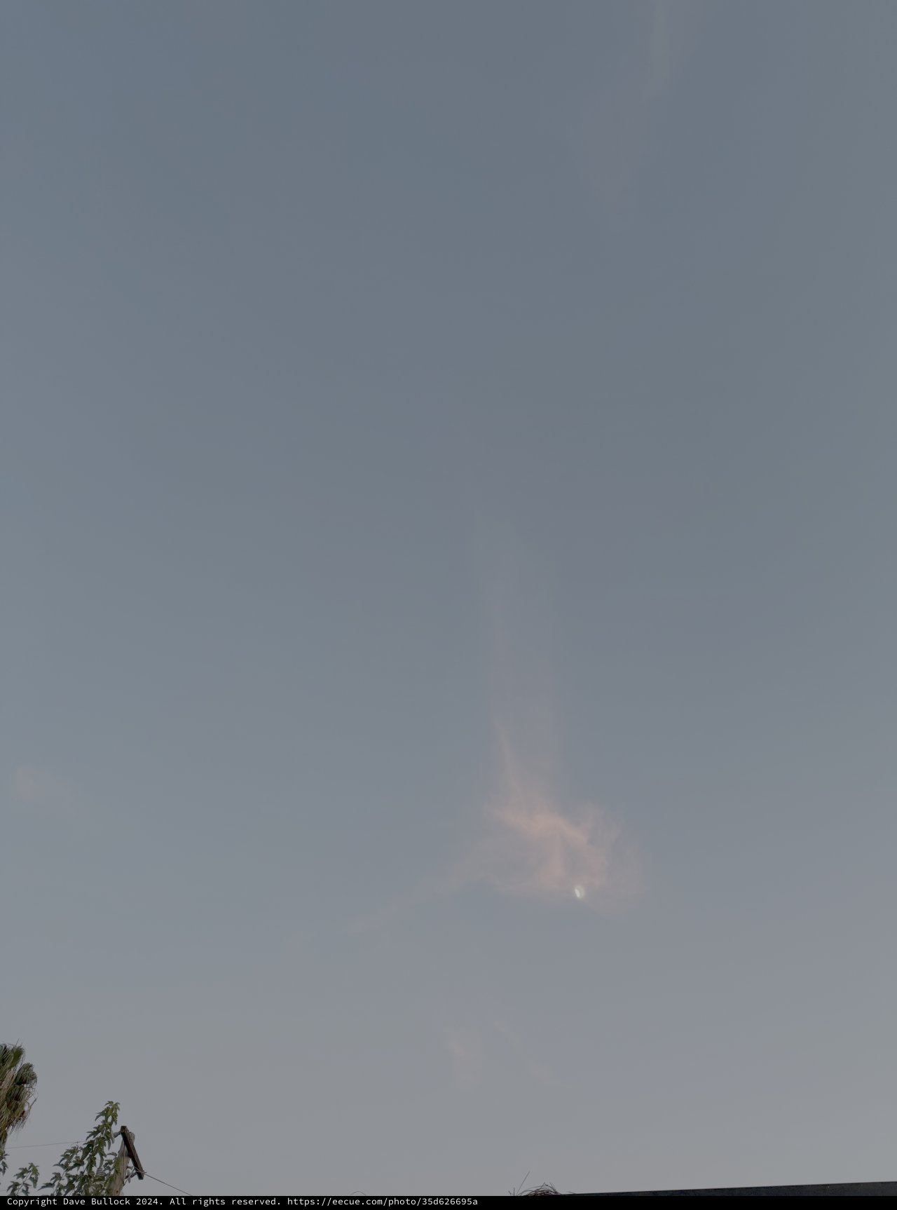 Mysterious Mountain Peak Through Overcast Sky