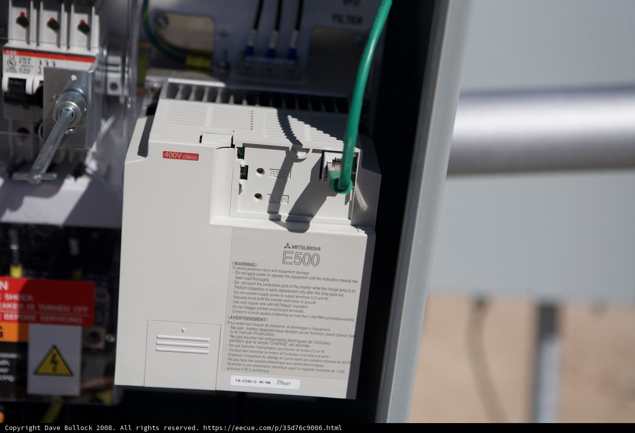 Power Panel with Attached Wires