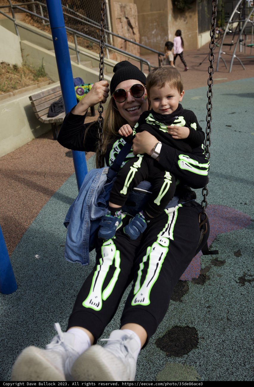 Sunny Swing Set Shenanigans