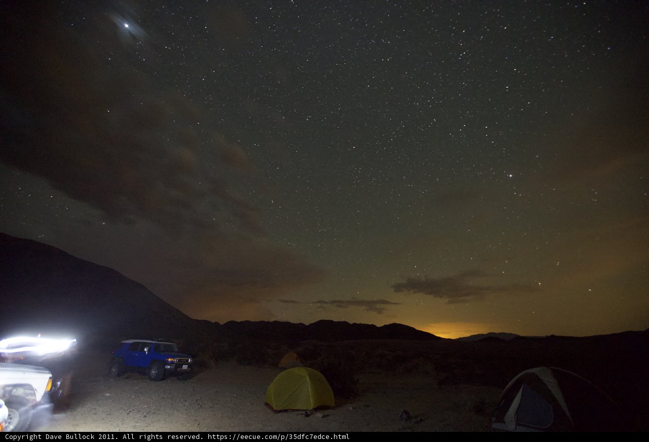 Night Camping under the Stars