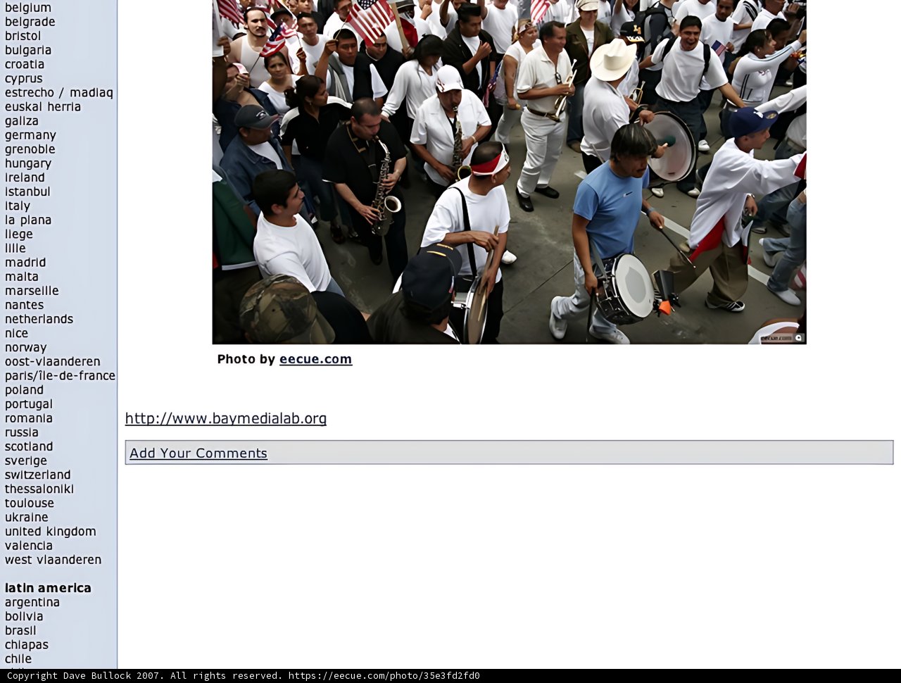 A Crowd Enthusiastically Attends a Musical Parade