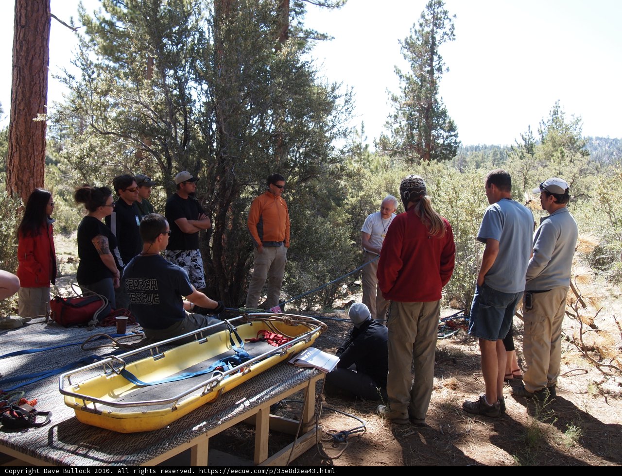 Gathering around the Boat