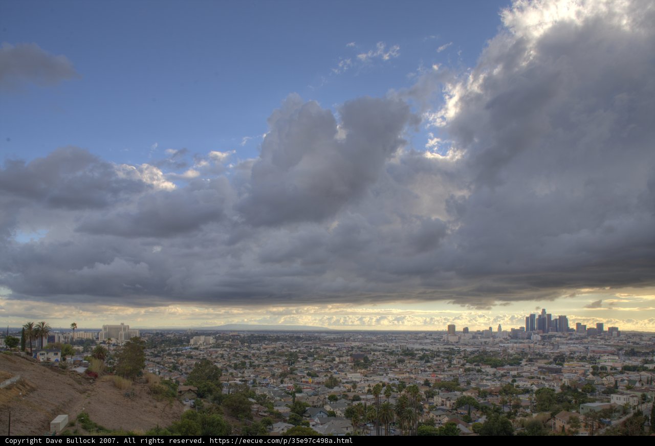 Dowtown LA From Lincoln Heights
