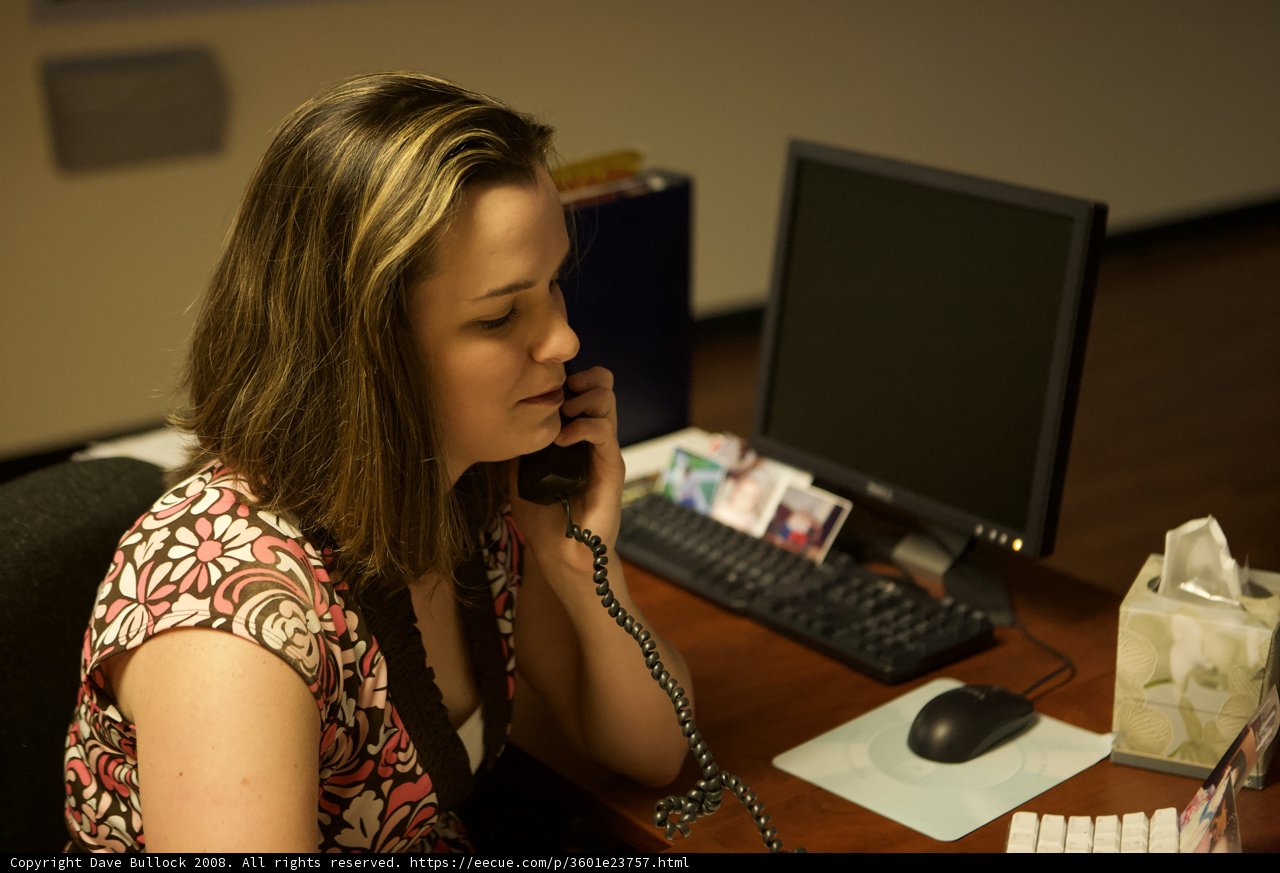 Busy Woman at the Office
