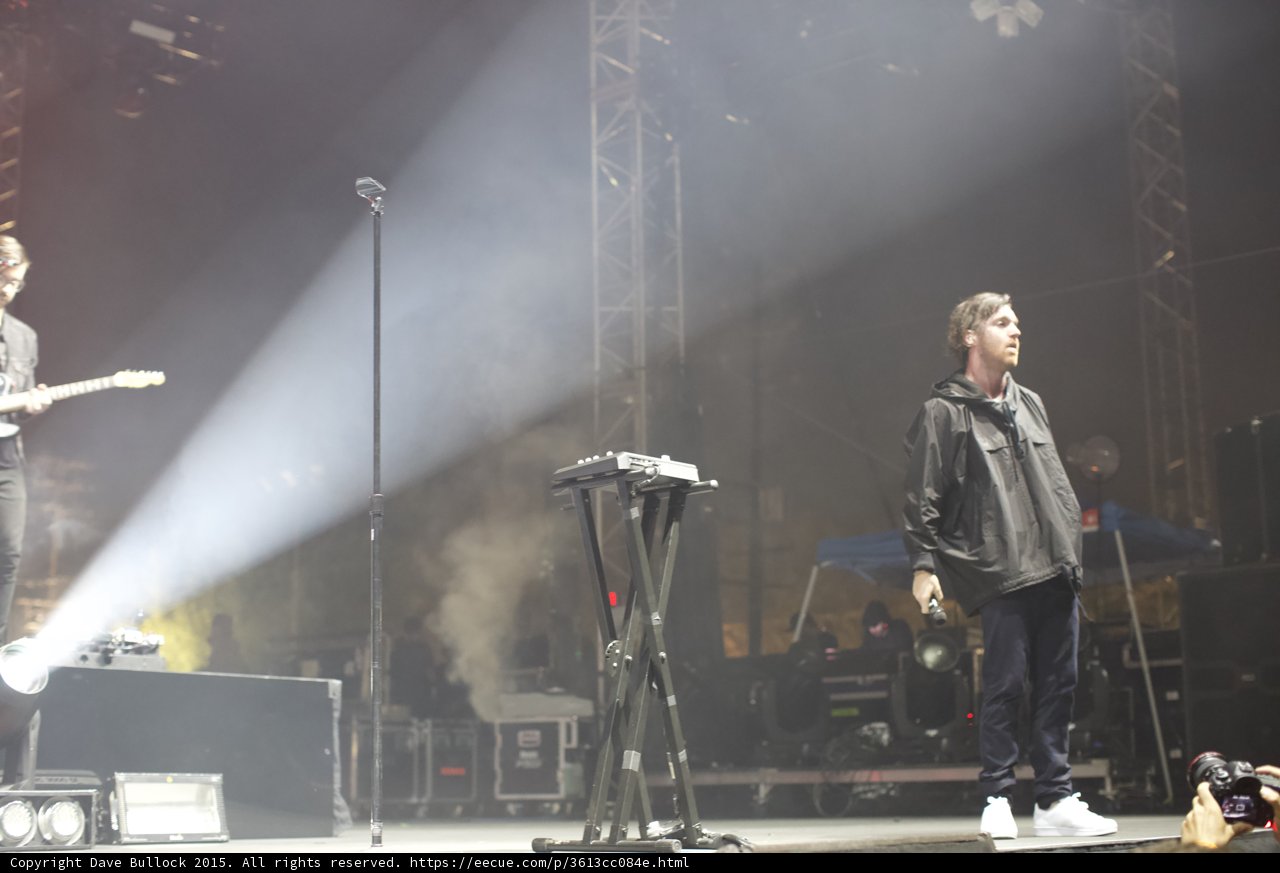 Singer Standing Spotlight