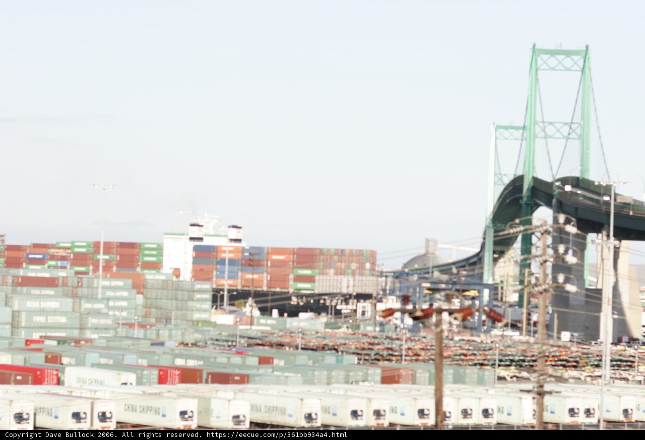 Waterfront Bridge Over Train Yard