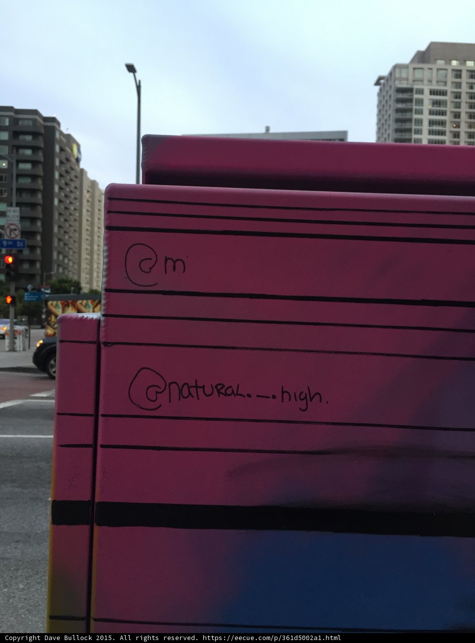 Pink Utility Box Street Art