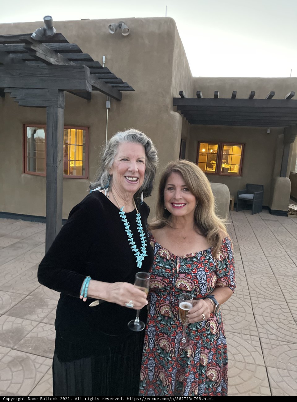 Wine and Conversation on the Patio