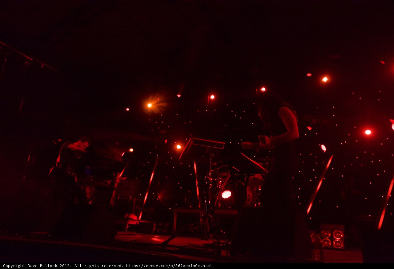 Rocking the Stage with Red Lights