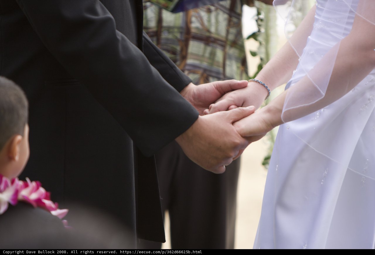 Joining Hands at the Hawaiian Wedding
