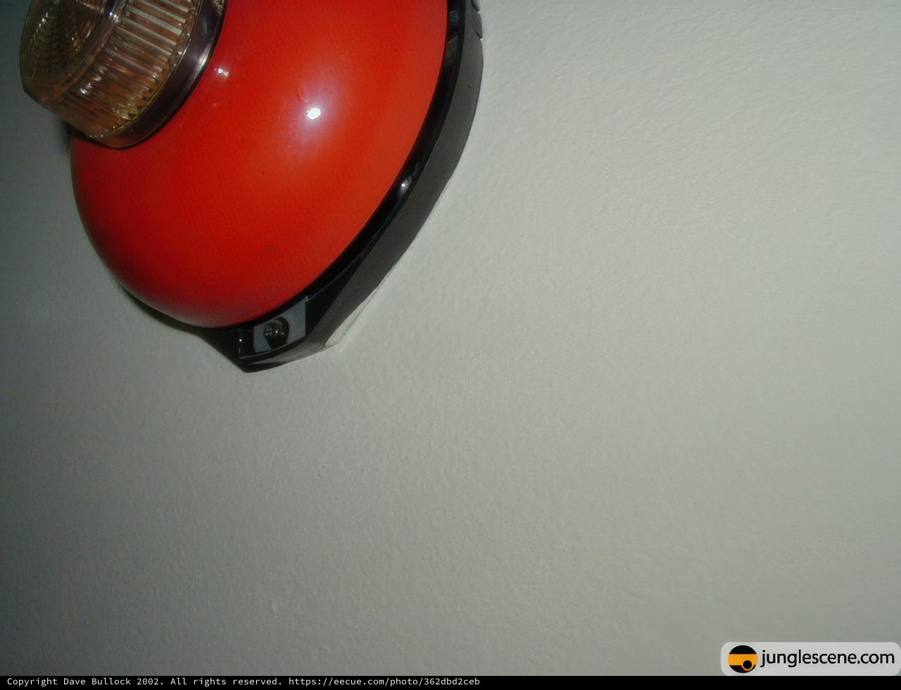 Red and Black Light on the Wall