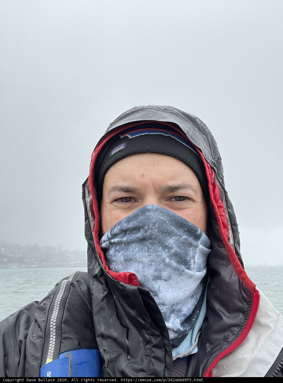 Masked Beachgoer