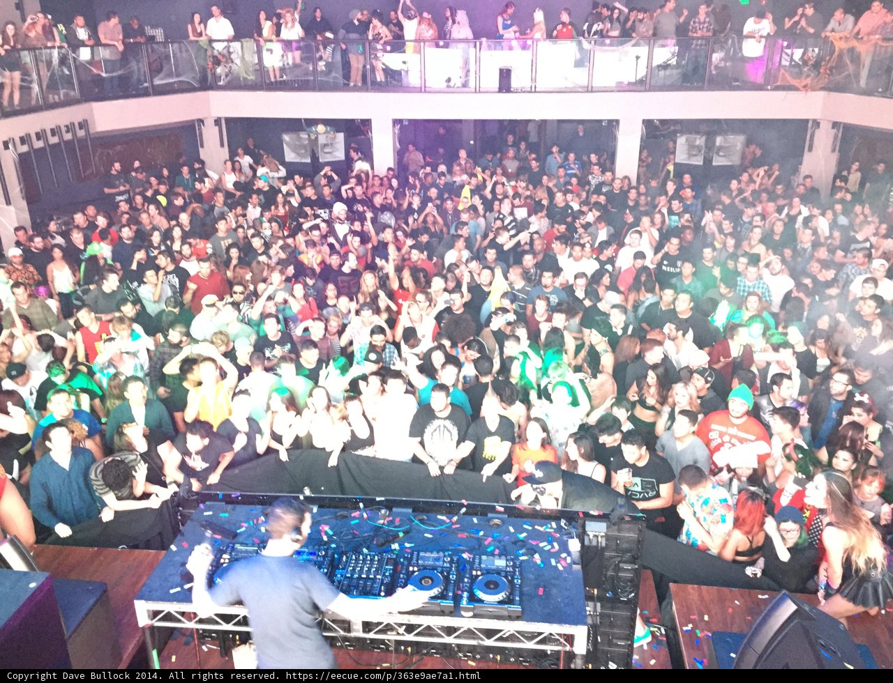 Urban Night Club Scene