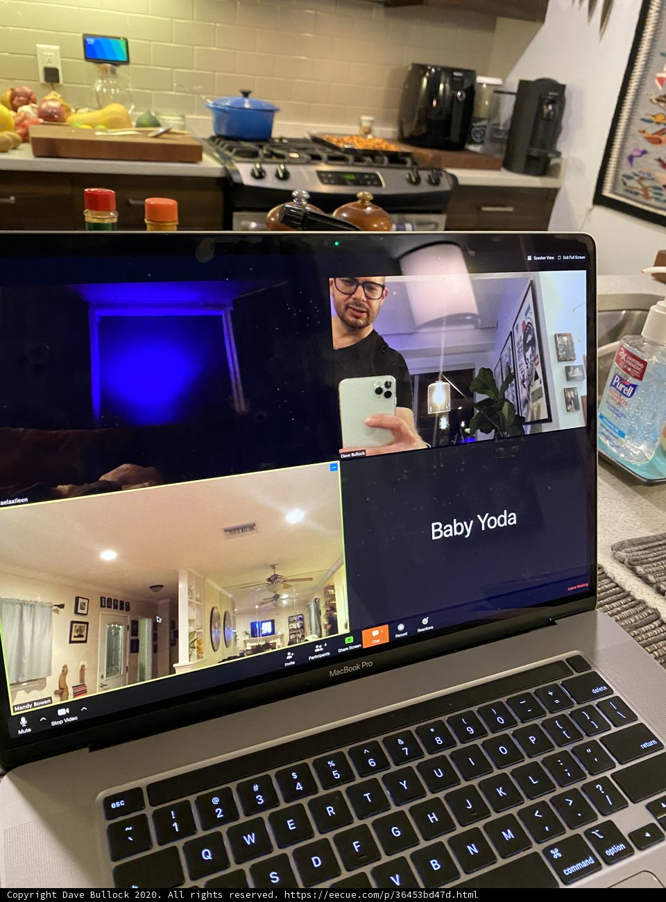 Baby on the Laptop Screen