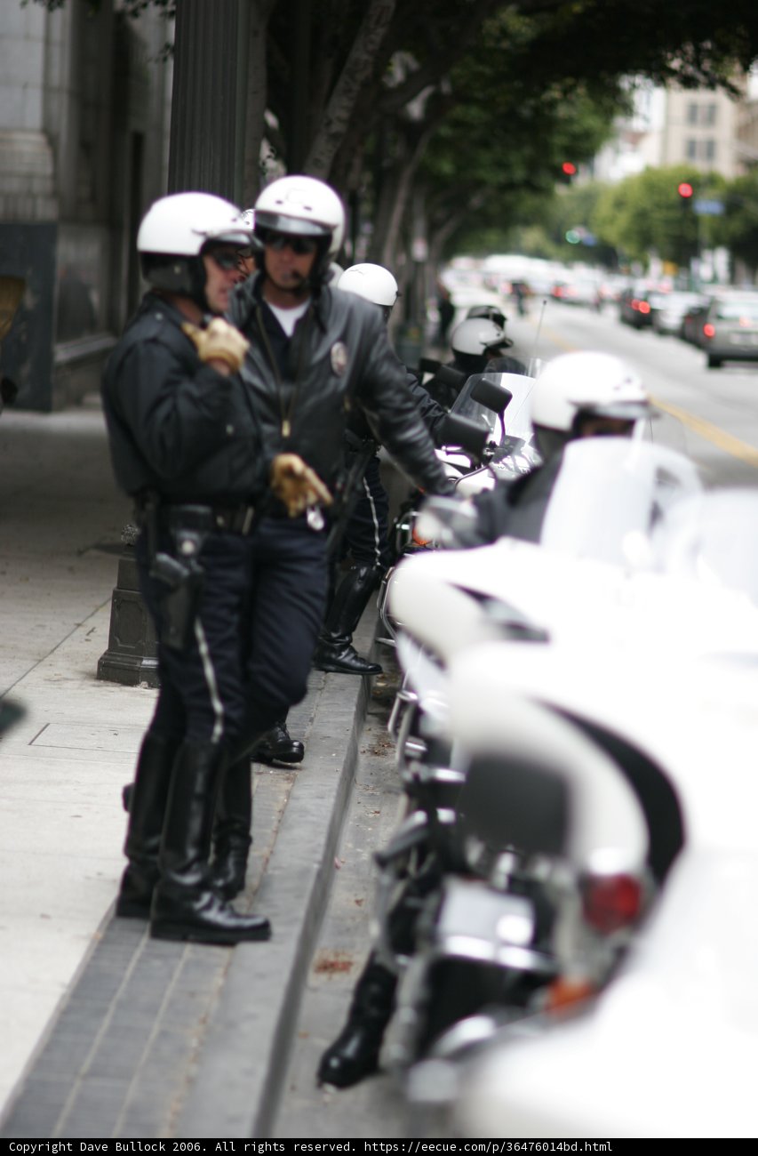 Police Officers and Motorcycles