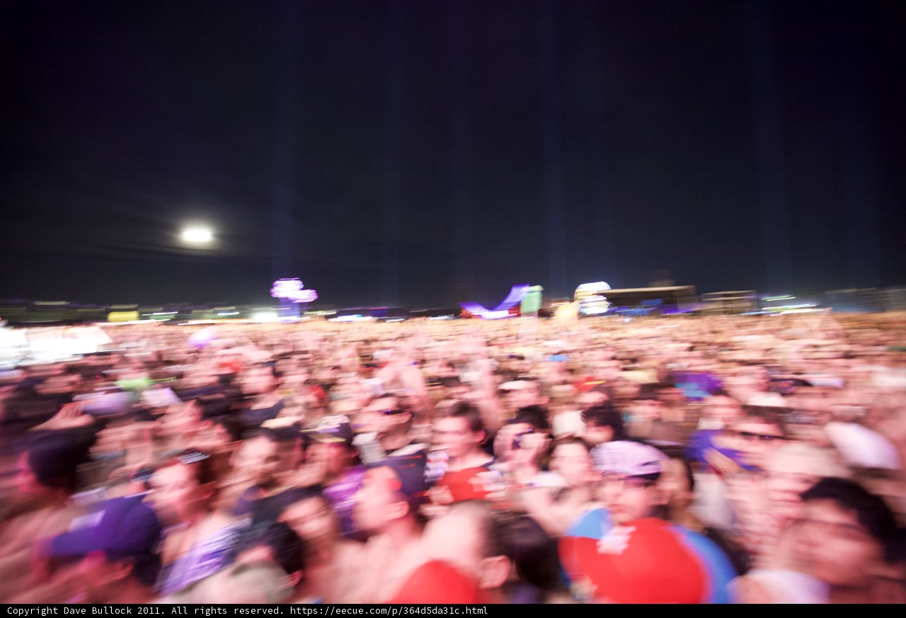 Night Sky Concert Crowd
