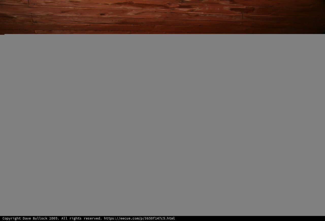 A Rustic Wooden Ceiling