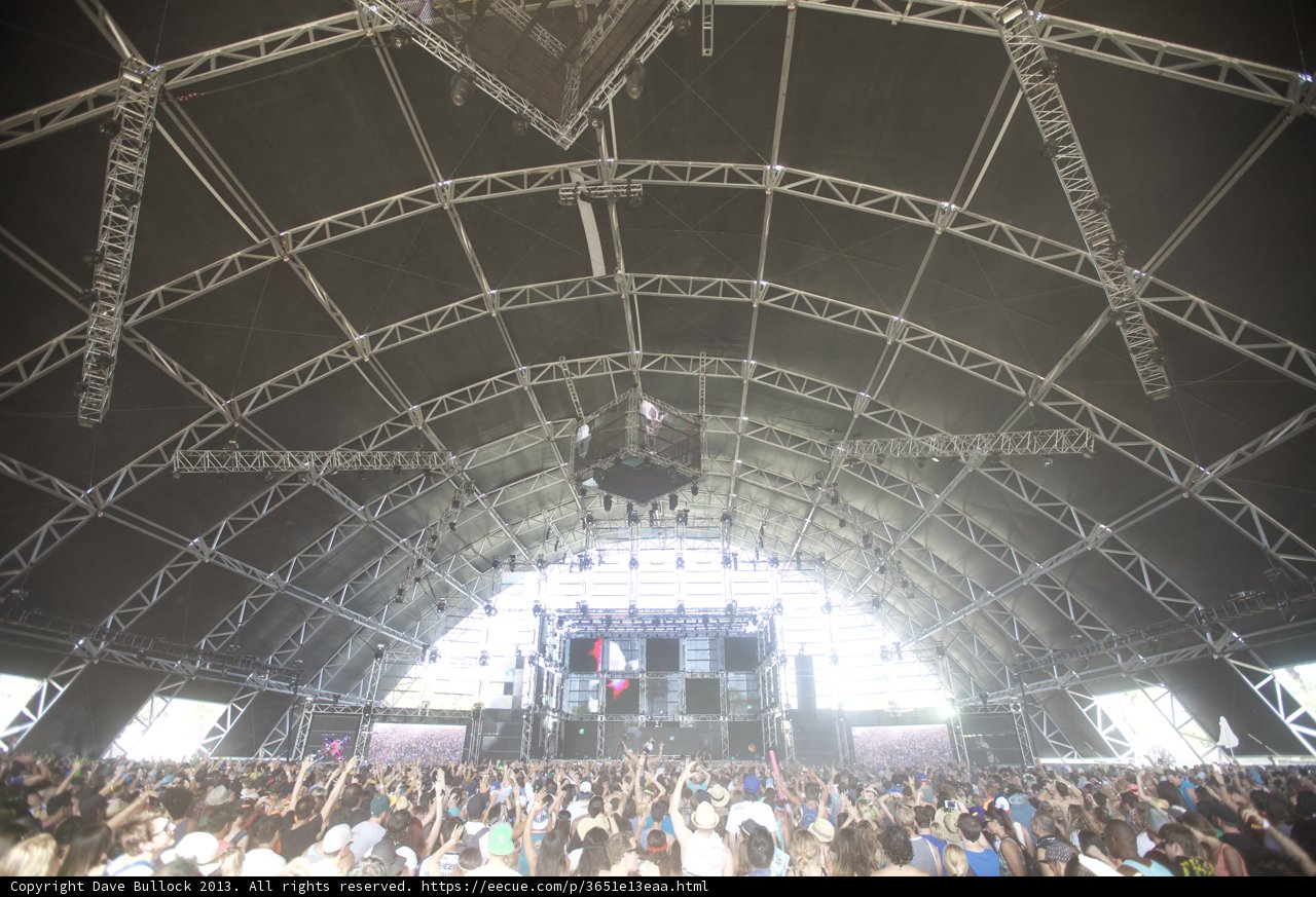 Stage Lights, Hats, and a Sea of People