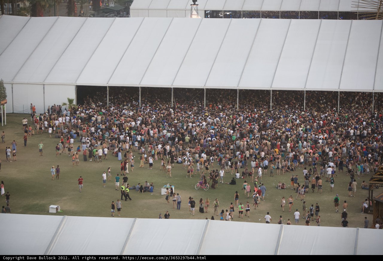 Coachella Concert Crowd