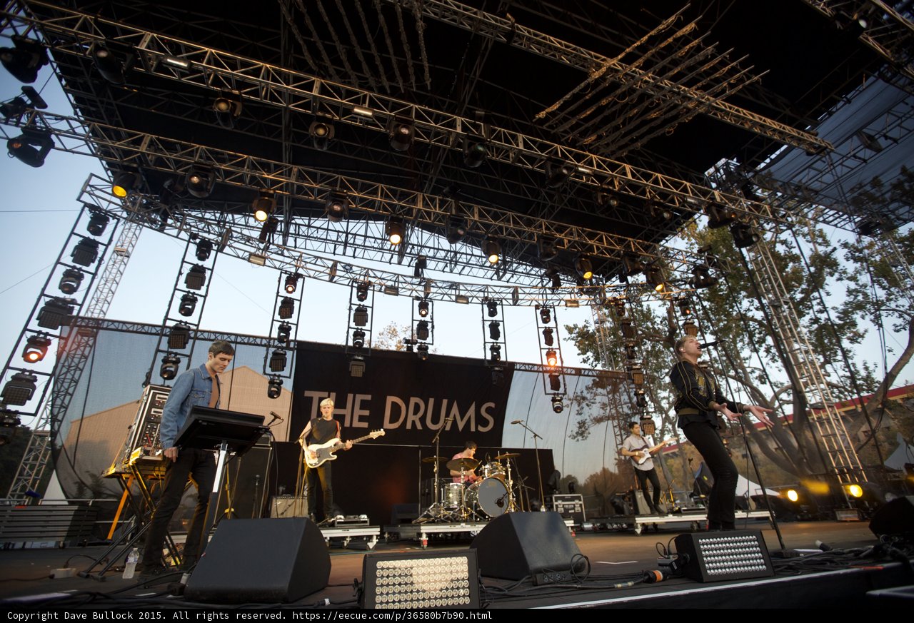 The Drums Stage Setup
