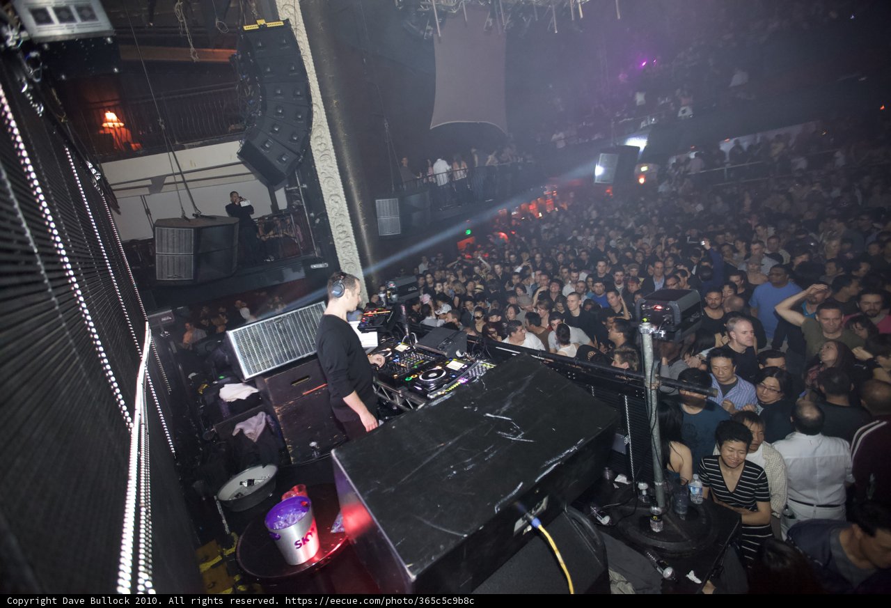 Urban Nightlife with a Deejay in Sierra Madre