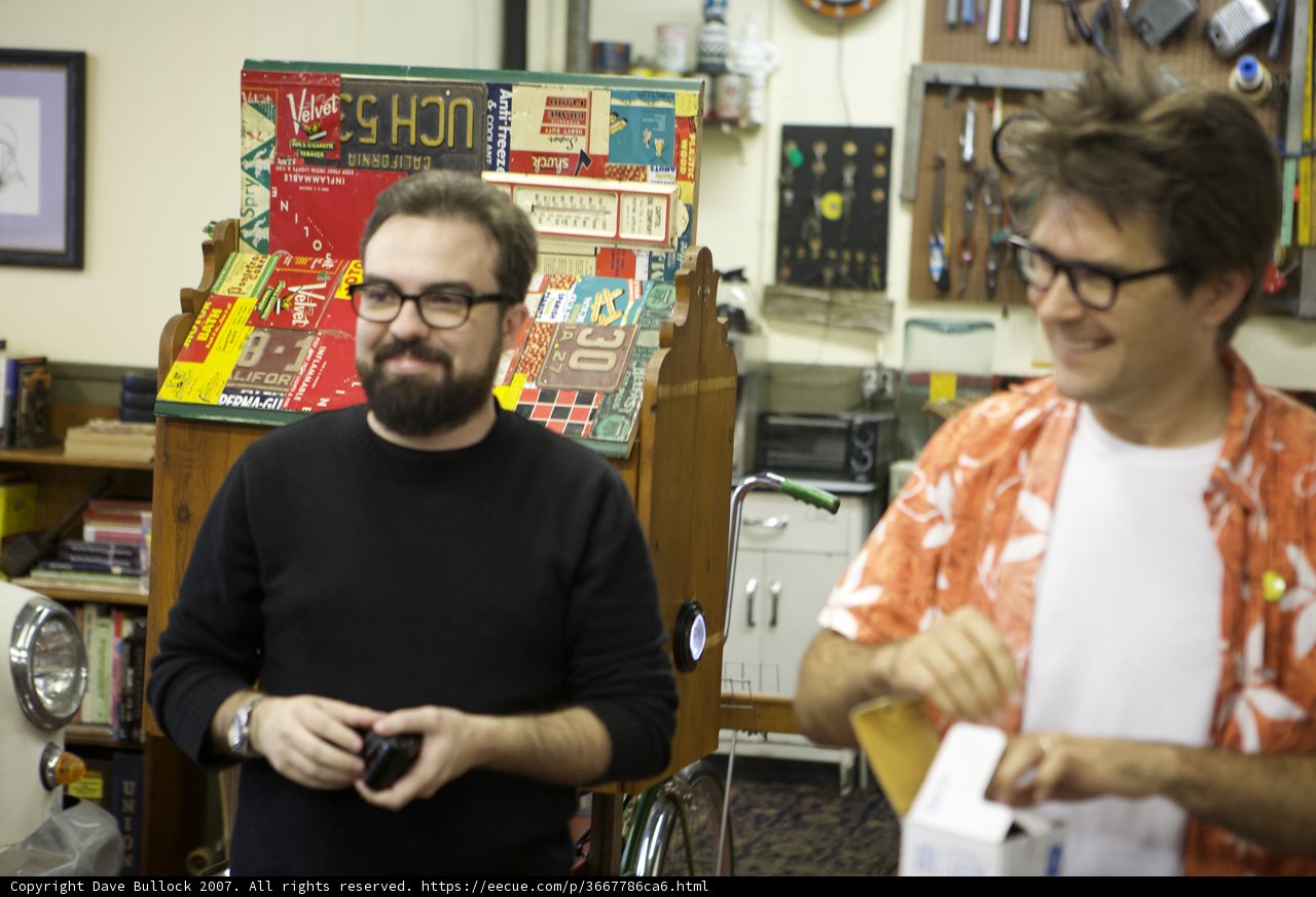 Two Men in an Artful Room