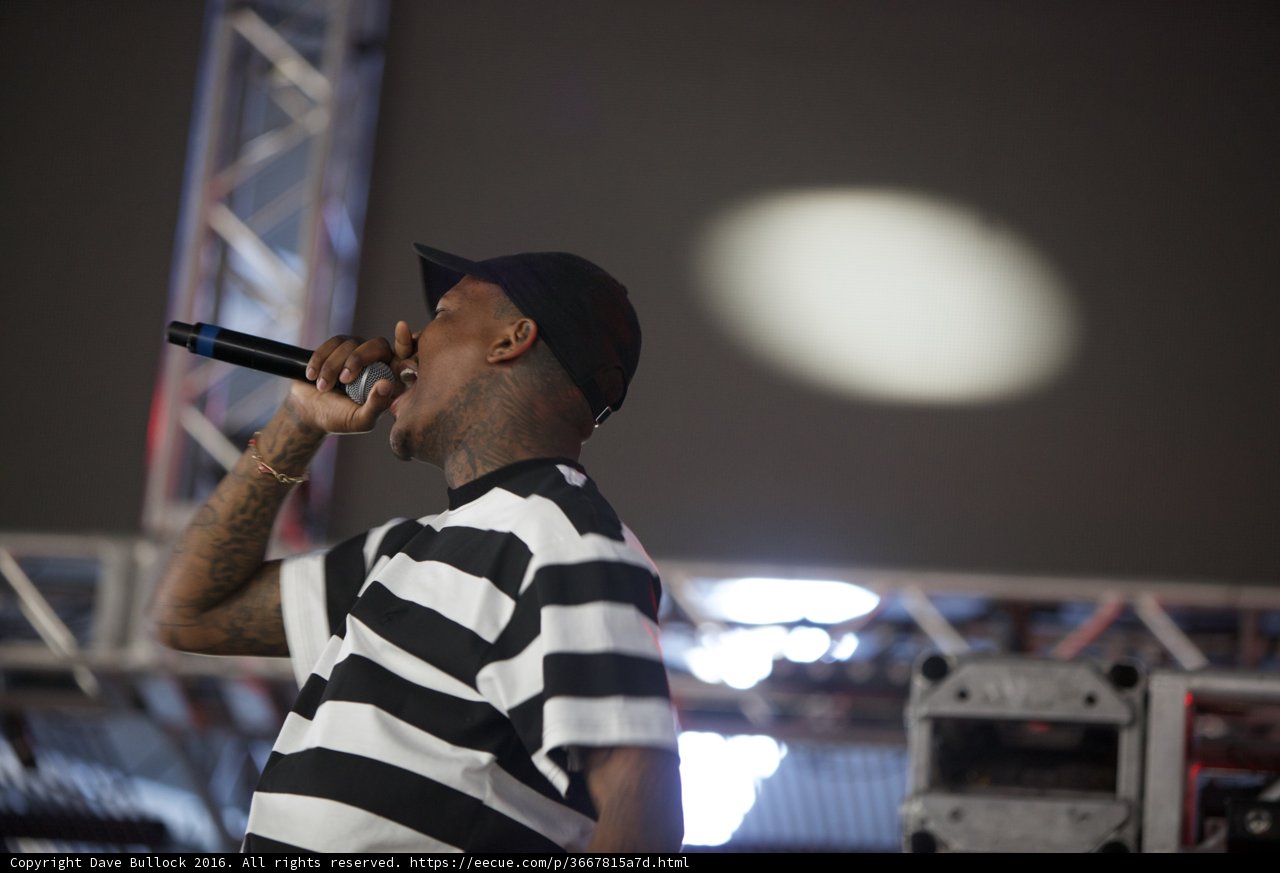 Striped Man Takes the Stage