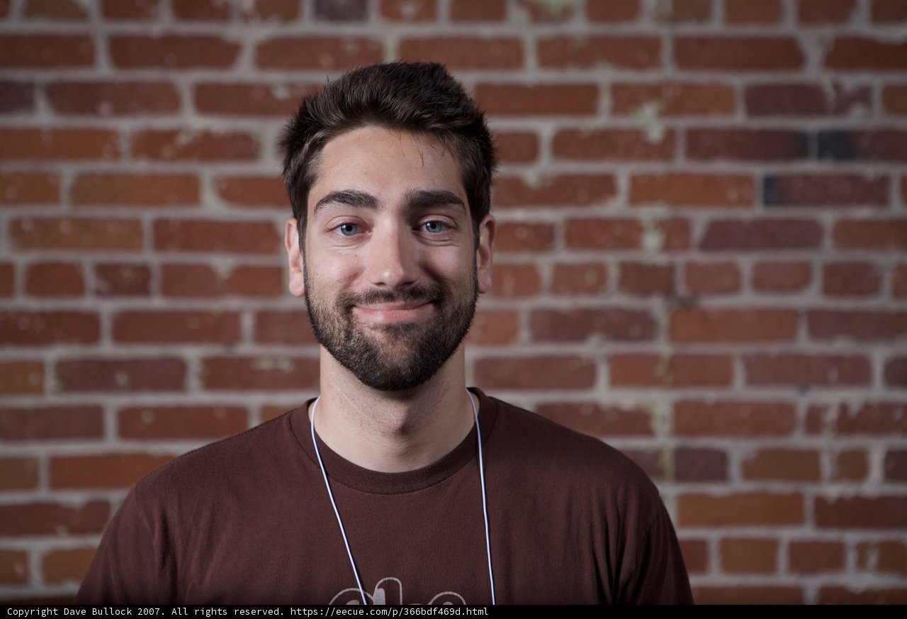 Happy Man with Beard and Necklace