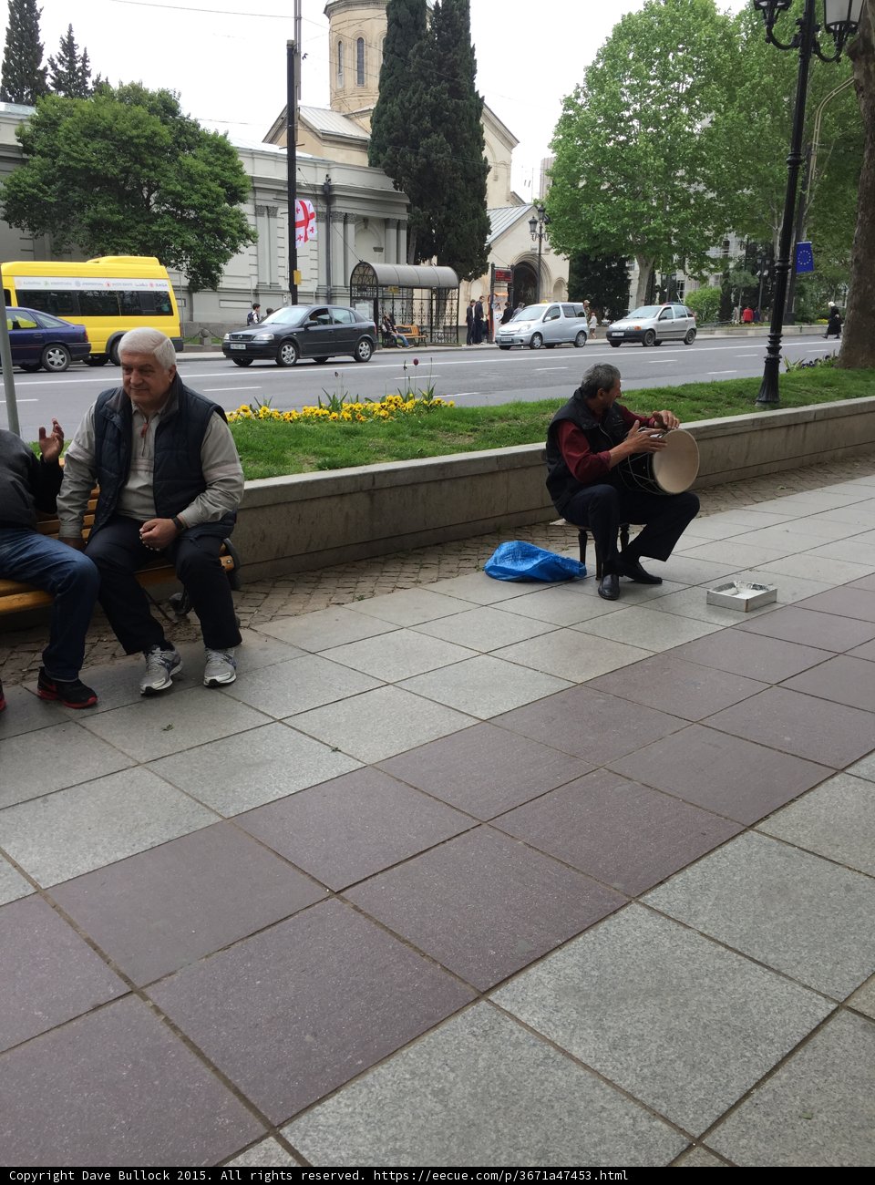 Street Musician on Rustaveli Avenue