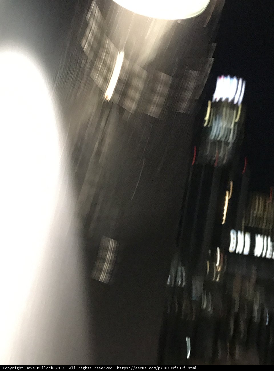 Blurred City Nightscape