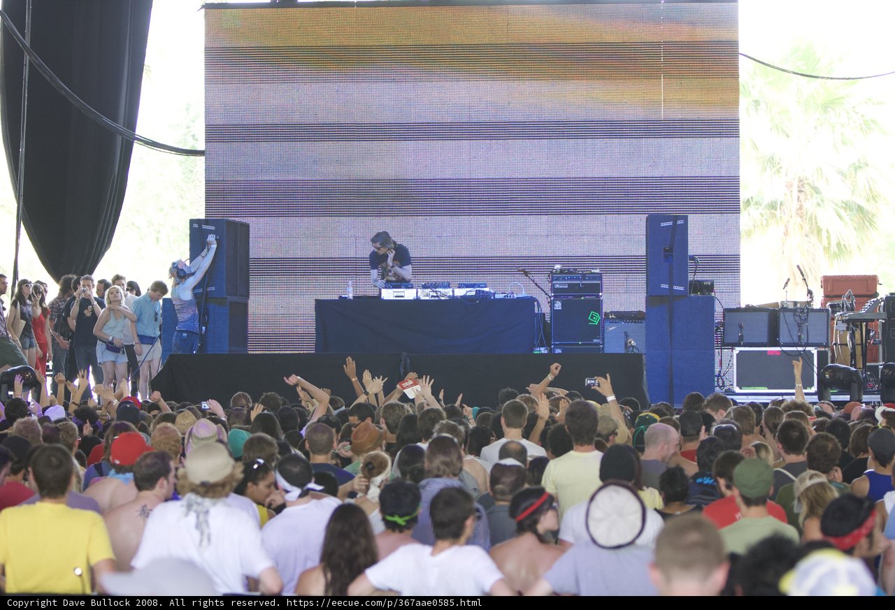 The Excitement of the Crowd at Coachella 2008