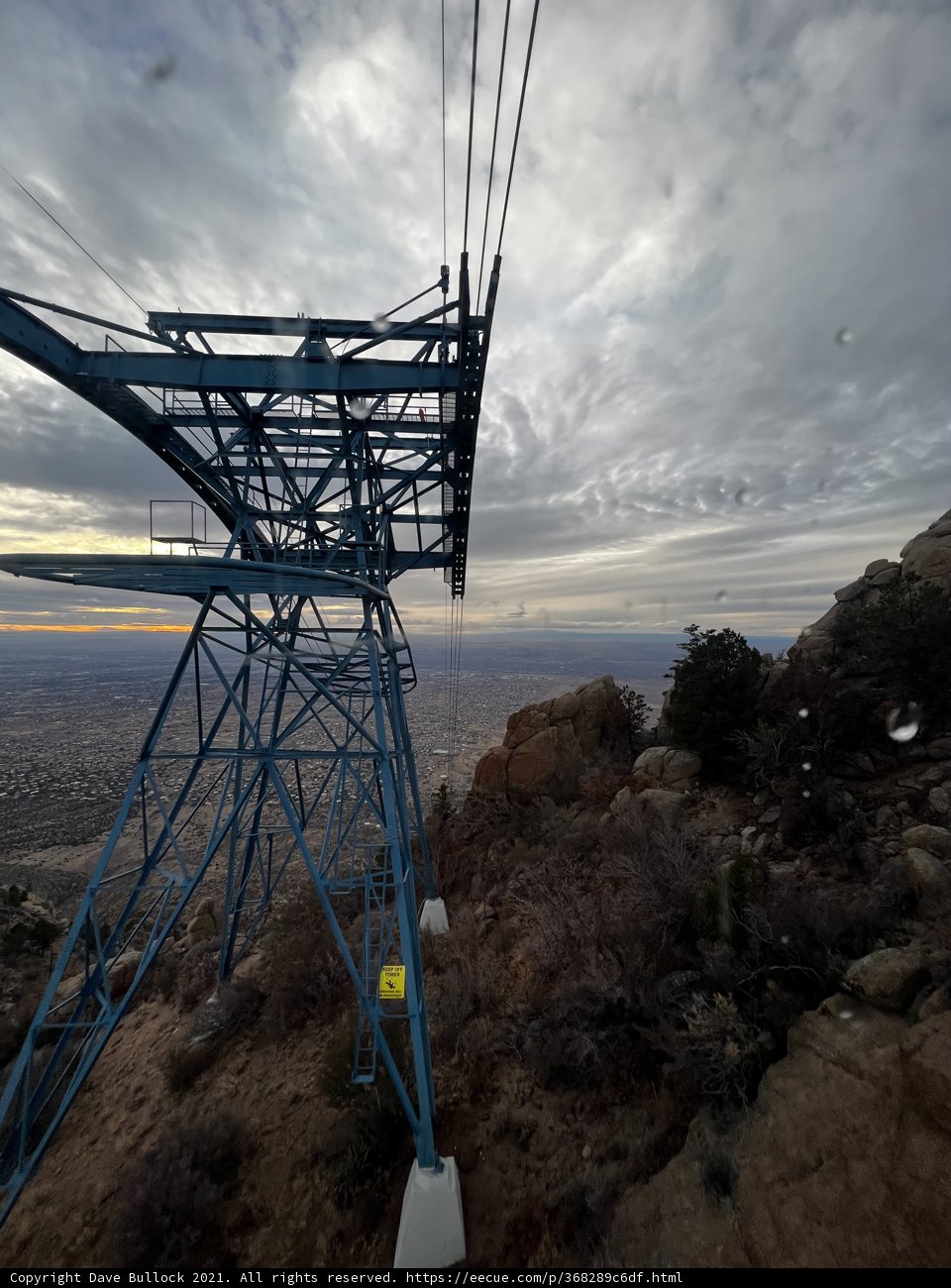 Cable Car Ride atop a Mountain in Cibola National Forest